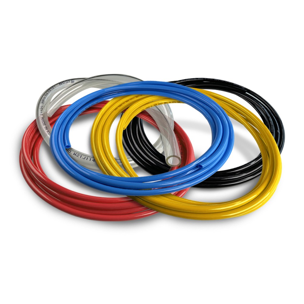 지산테크 우레탄호스 에어호스 투명 4x100mm 롤 판매 16,000원