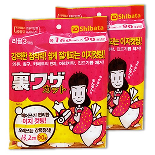 시바타 테이프크리너 이지컷팅 리필 3p, 2개 14,900원