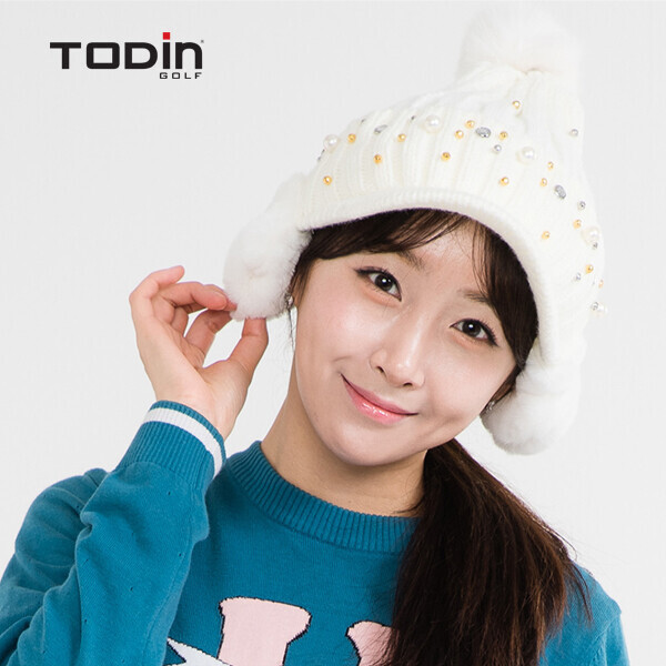 휴스토니 진주큐빅 귀마개 모자 44,000원