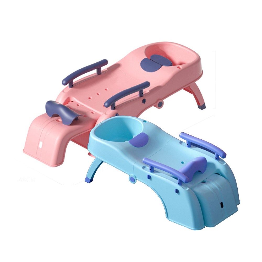 [베이비캠프]접이식 임산부용 샴푸체어/성인용 샴푸체어, 핑크, 1개 55,000원