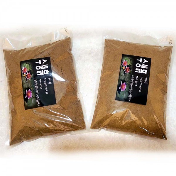 수생흙 (약 2L) 1+1 수생상토 수련 분갈이 연꽃 수경식물 연못 흙, 2개 13,000원