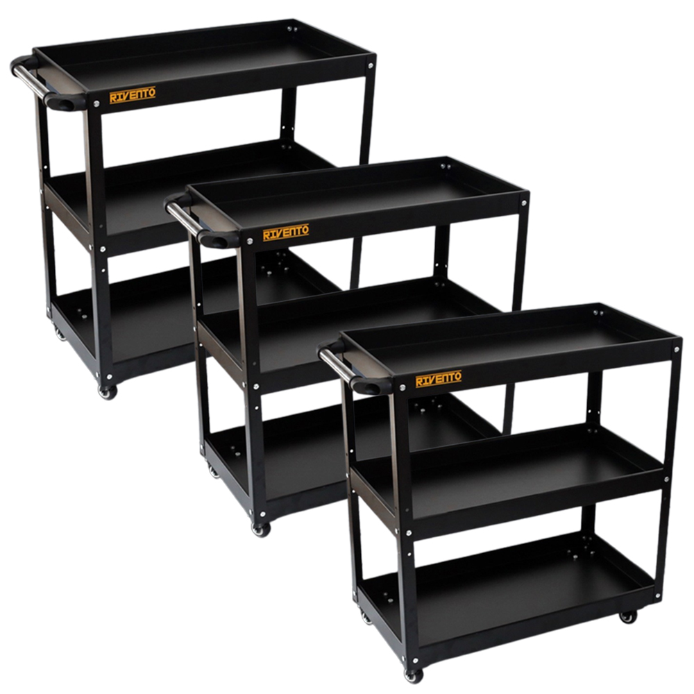 리벤토 3단 이동식 공구함 3개 MTB-720S 공구다이 부품함 걸이대 정리 부속 작업대 정비용 공구대, 3개 148,500원