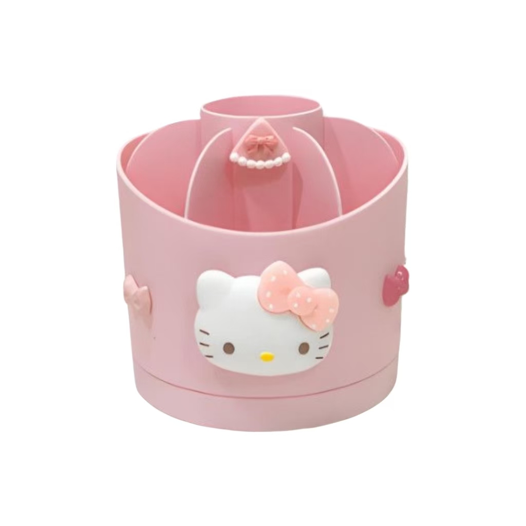 귀엽다 시나모롤 폼폼푸린 캐릭터 회전 연필꽂이 브러쉬 수납통 펜홀더 마이멜로디 포차코 쿠로미 친구 생일 선물 유행 11,160원