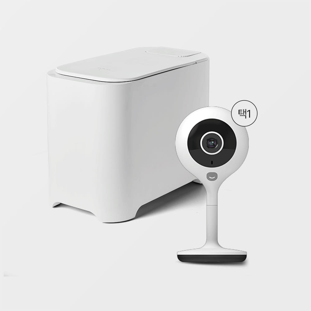헤이홈 스마트 AI 음식물처리기 + 홈캠 세트 홈카메라 음쓰처리기 패키지 건조분쇄 2L 388,500원