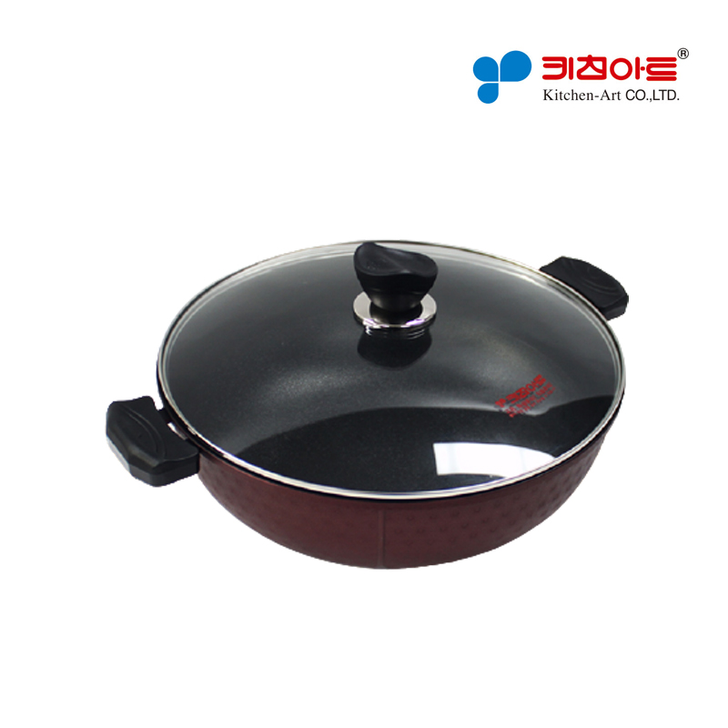 키친아트 금상첨화 티타늄코팅 IH 인덕션호환 멀티 양수웍팬 36cm 궁중전골냄비 44,900원