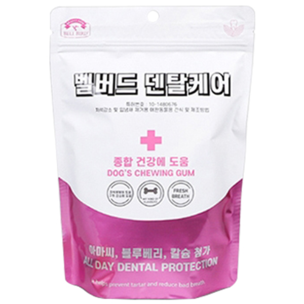 벨버드 덴탈케어 종합건강 100g 강아지간식 덴탈껌, 종합건강, 100g, 1개 6,400원