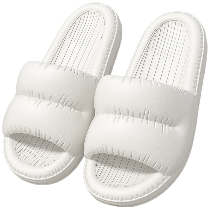 해피유 층간소음방지 EVA 푹신 슬리퍼, 1개, 화이트 7,900원