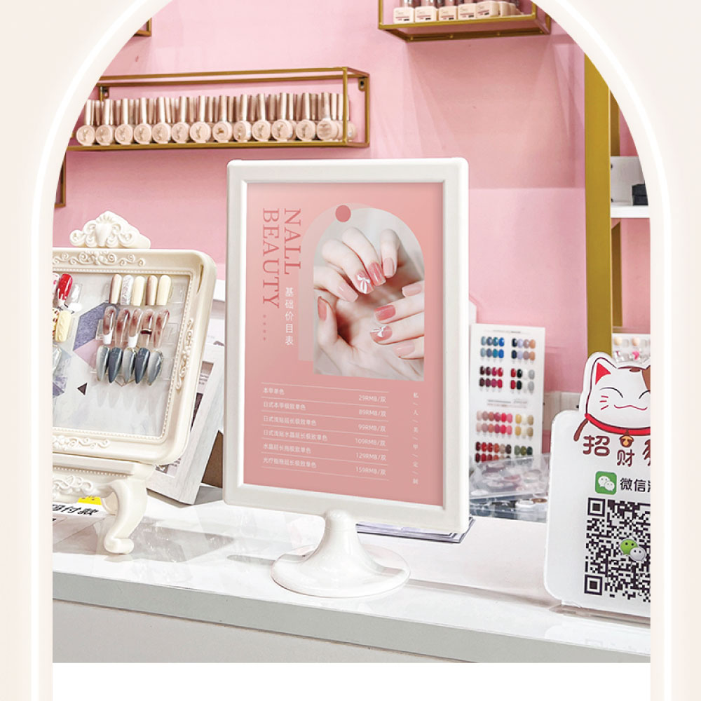 아트파니 카페 메뉴판 라운드 미용실 행사 식당 테이블 술집 클립보드 메뉴판 액자 원형받침 A4 A5 A6 24,800원