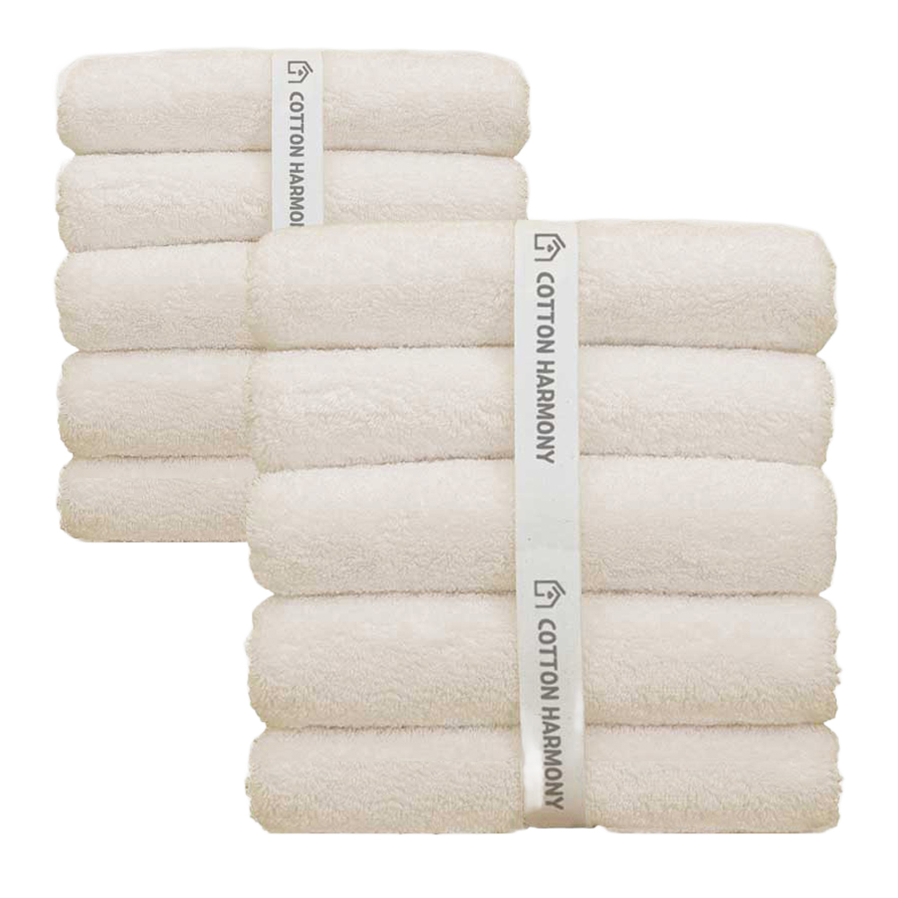 코튼하모니 호텔수건 200g 40수 코마사, 크림베이지, 10개, 현재가 39,900원