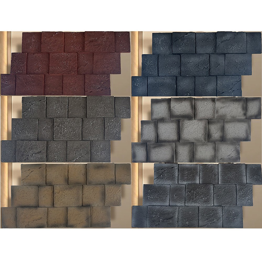 호가 PU 클리프 스톤타일/패널 석재 인테리어 파티션 아트월 벽지 카페 호텔 경량 인조 자재 44,900원