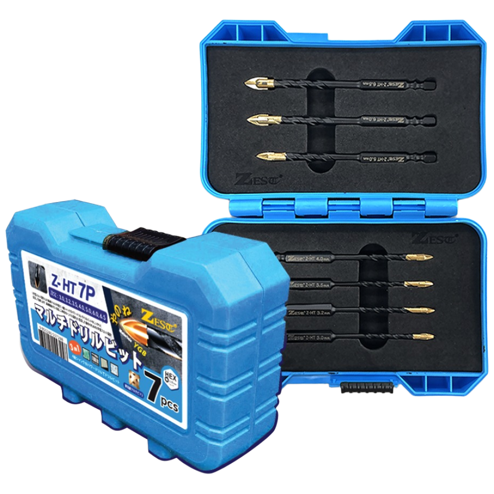 육각임팩용 타일 십자타일기리세트 /화살촉/타일드릴/멀티드릴 일곱가지세트 23,300원