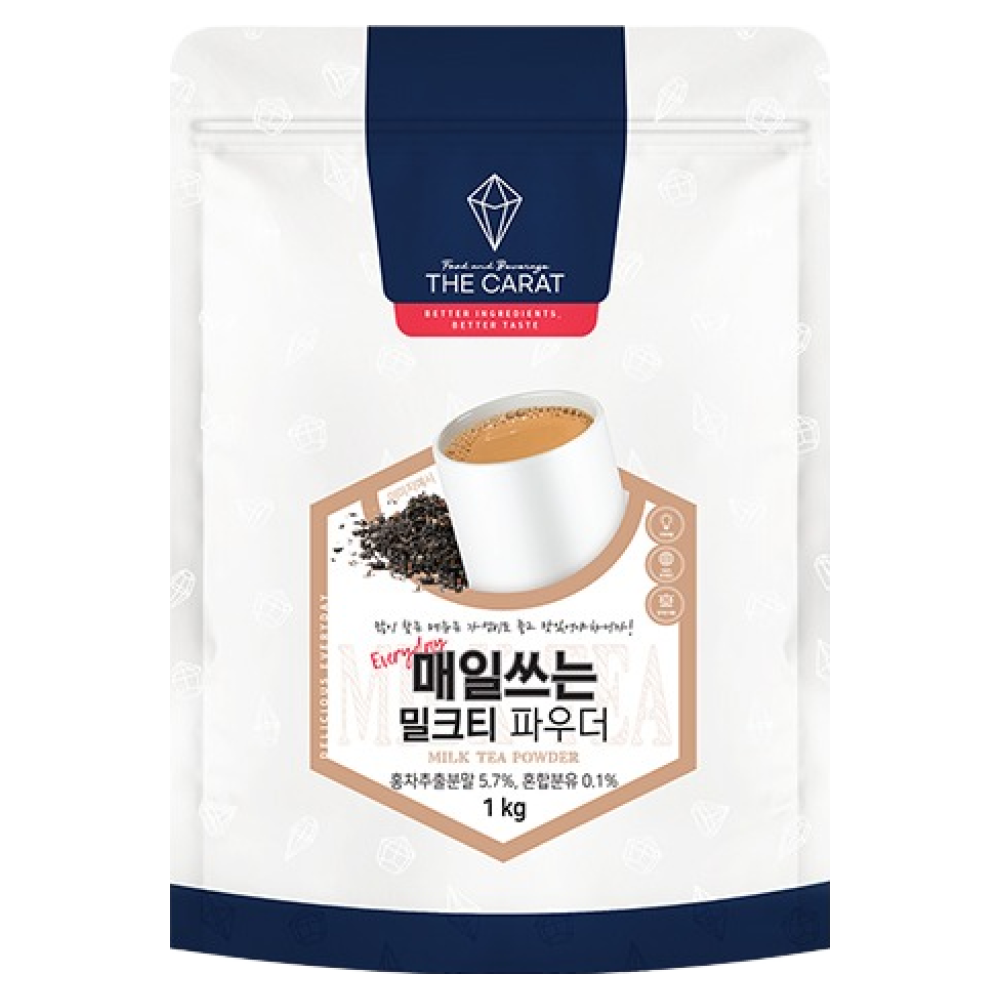 더캐럿 매일쓰는 밀크티 파우더 1kg I 가정용/카페용 대용량 밀크티베이스 분말 189,450원