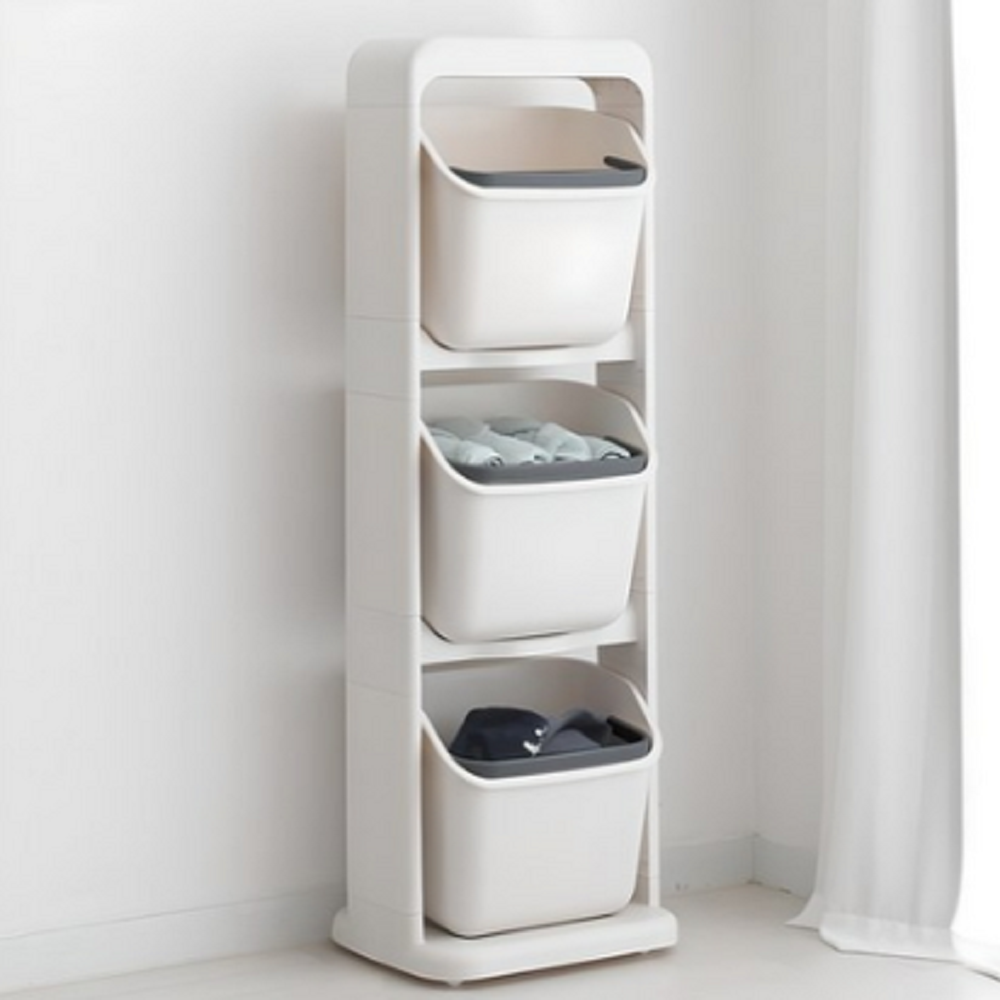 올리빙 도트 빨래바구니 3단 41,900원