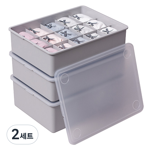 이즈리빙 칸칸칸 속옷 정리함 세트 1칸 + 10칸 + 15칸 31,160원