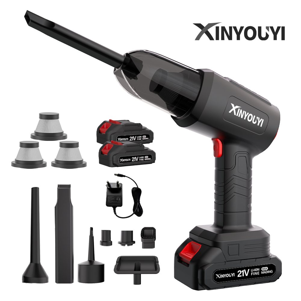 Xinyouyi 차량용 청소기 초강력 에어건 마끼다 호환 배터리, 블랙, XY-01 64,850원