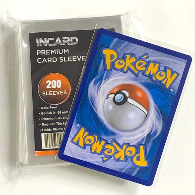 인카드 포켓몬카드 프로텍터 슬리브 울트라클리어 200매 카드보관 투명비닐 5,800원