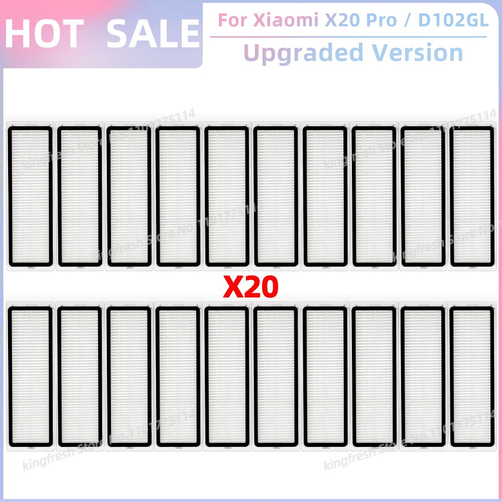 Xiaomi Robot Vacuum X20 Max  D109GL 호환 진공 청소기 부품  롤러 사이드 브러시 헤파 필터  천 먼지 봉 29,000원