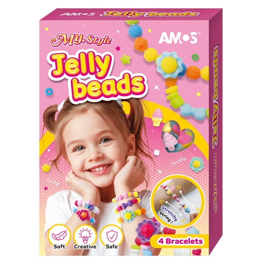 아모스 마이스타일 말랑 젤리비즈 팔찌 4p 만들기 세트 32,000원