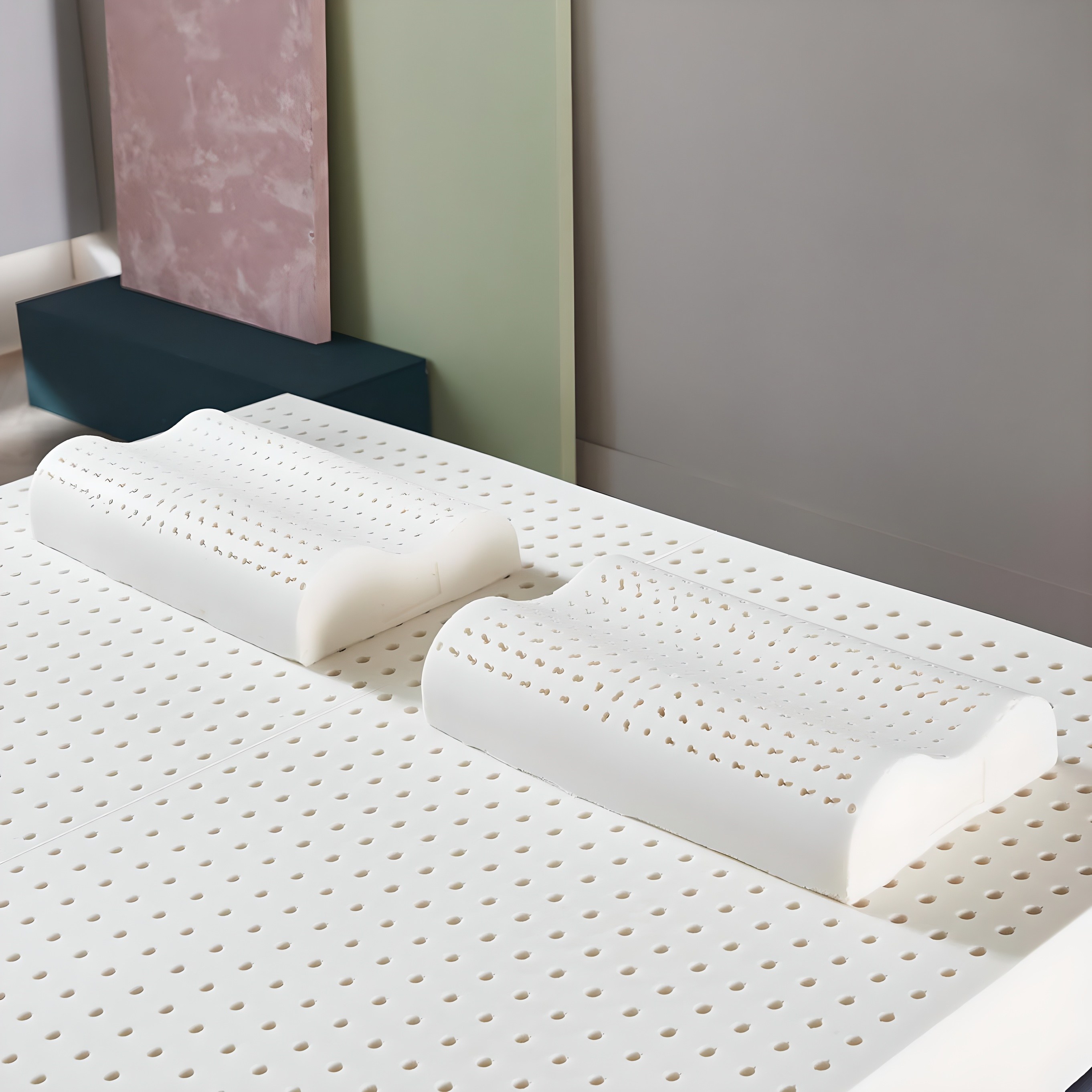 엔씨엘 천연라텍스 굴곡형 베개 + 속커버 19,900원