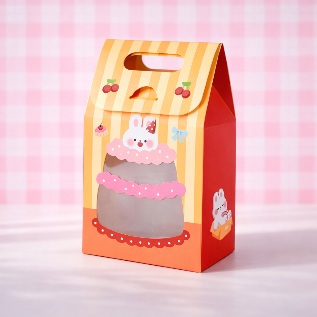 그니주니 손잡이 선물상자 구디백, 10개, 오렌지 9,700원