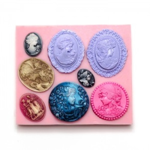 몰드몰 수제몰드 - 카메오 8종 까메오 몰드 16,000원