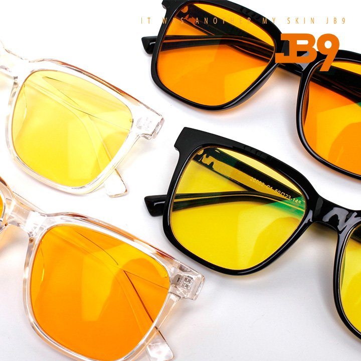 JB9 가디안 렌즈 안경 선글라스 야간운전 밤운전 눈부심 빛번침 차단 블루라이트차단 운전용안경 가디언 뿔테 2컬러 78,000원