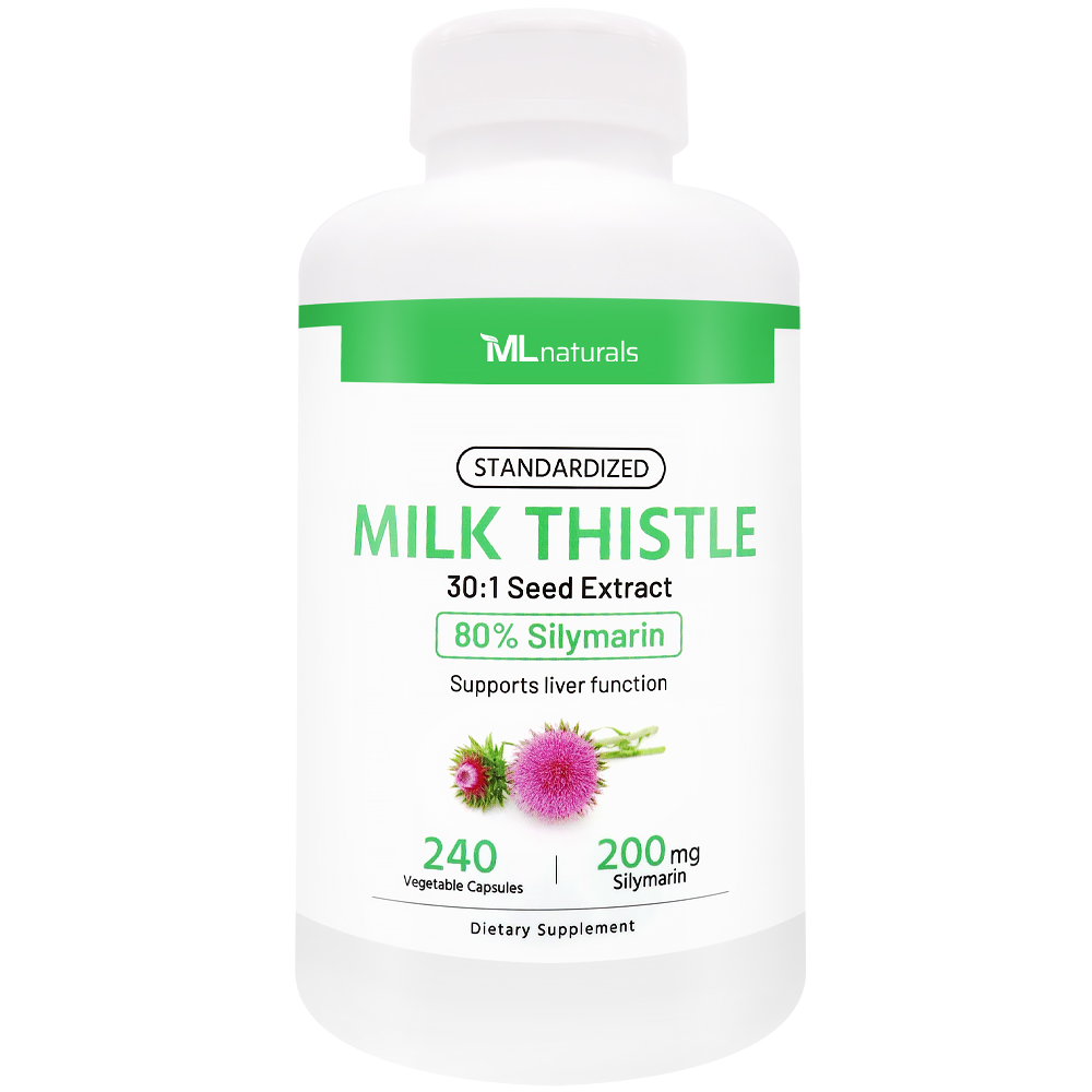 [미국빠른직구] 신제품 마이라이프 내추럴스 표준화된 밀크씨슬 7500mg (실리마린 200mg), 240정, 1개 35,900원