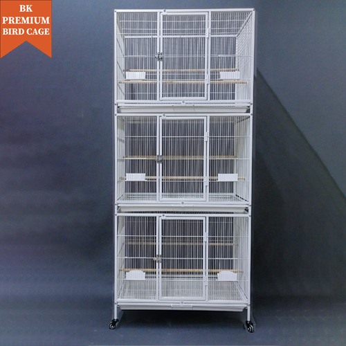 앵무새 직사각 3단 새장 앵무새장 날림장 새집 횟대 포함 하우스 중소형 앵무새장 BKC-7952H3 345,000원