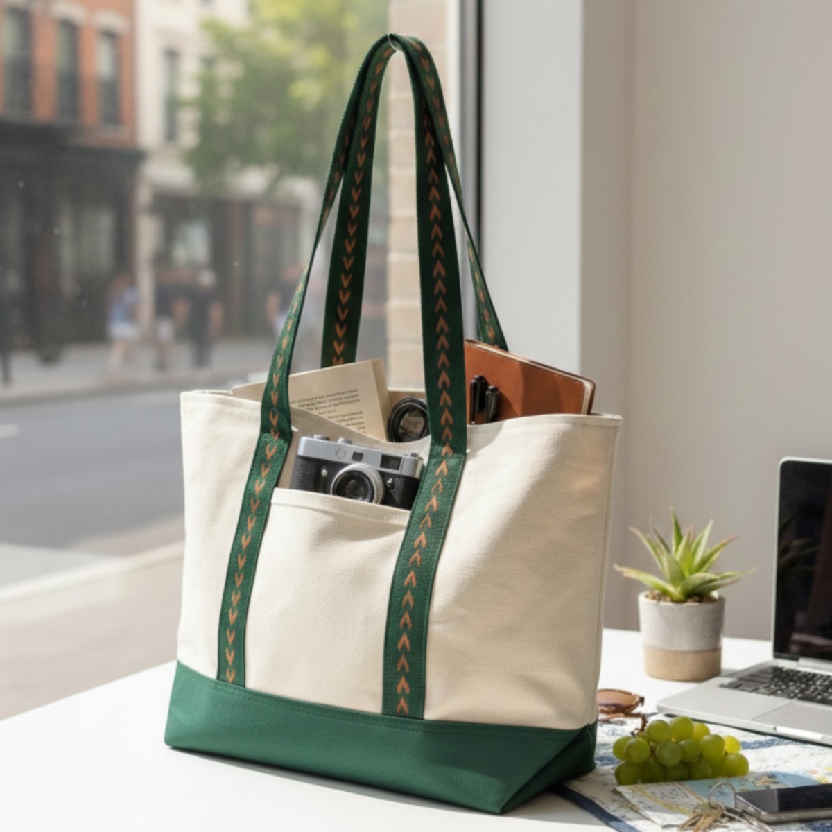 어떤메이드 여성 숄더백 수제가방 캔버스 사이즈(빅) 36,900원