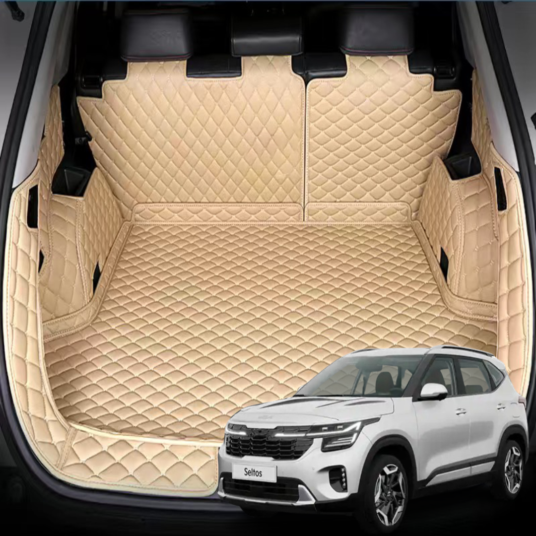 럭키카 셀토스 트렁크매트 (신형) 차박매트 카매트 풀커버 (도어매트증정), 아이보리, 셀토스 시그니처/그래티비/사운드유 99,000원