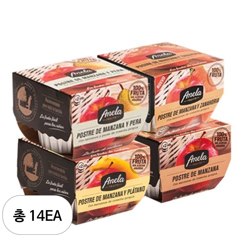 아넬라 생과일 디저트 스타트 A 패키지 100g x 2p x 4종 세트 331,280원