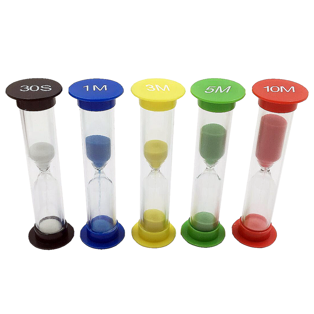 바코젤 타이머 모래시계 5종, 블랙 + 블루 + 옐로우 + 그린 + 레드 7,450원