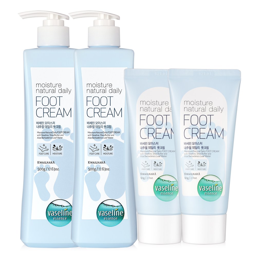 바세린 모이스처 풋크림 500ml+60ml 세트, 2개 13,900원