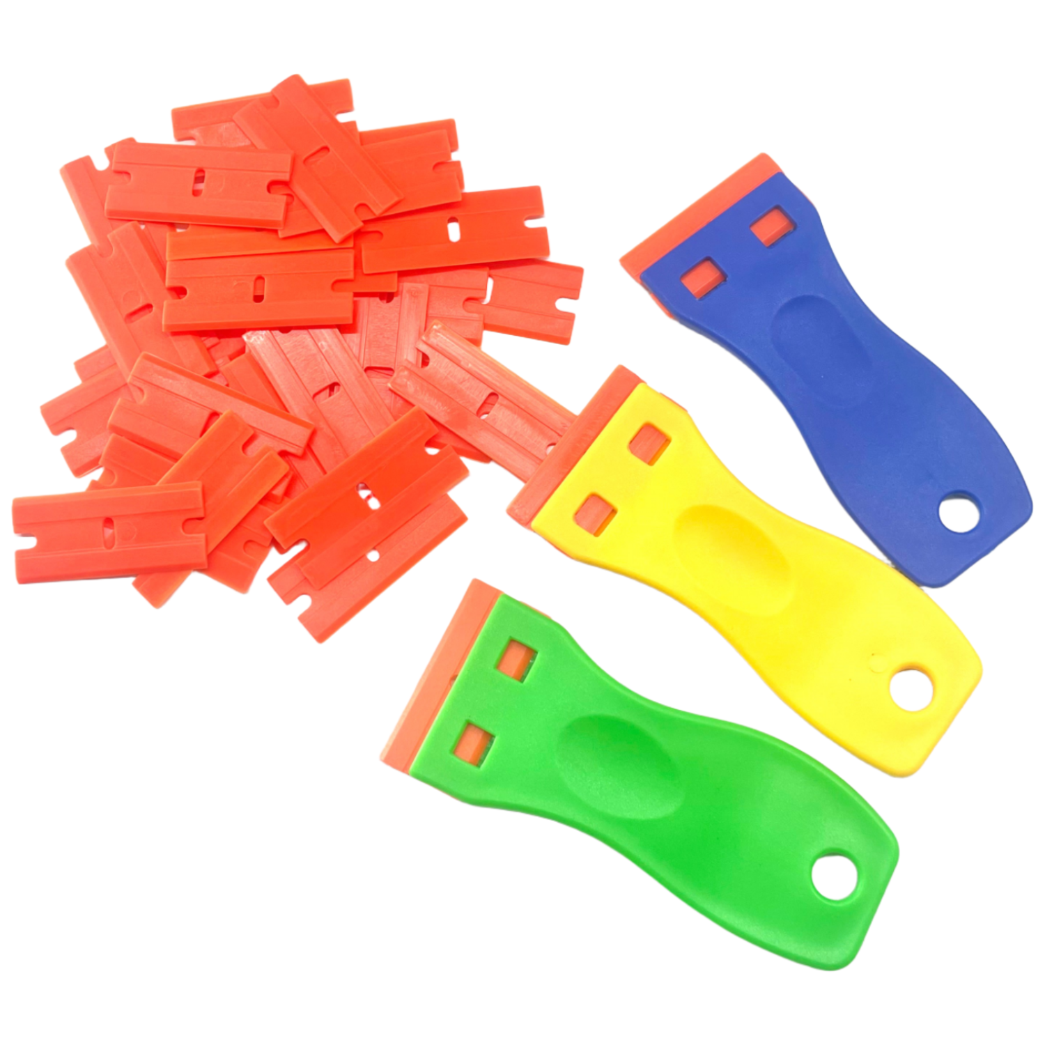 멀티 스크래퍼 실리콘 스티커 제거기 3개+칼날30p 플라스틱 세트, 1 11,990원