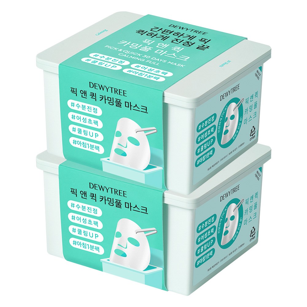 듀이트리 픽앤퀵 뽑아쓰는 마스크팩, 30개입, 2개 24,910원