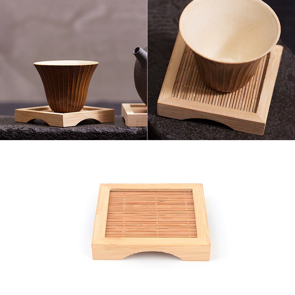 컵받침 우드 코스터 나무 받침 전통 차받침 카페 컵홀더 티코스트, 단일상품, 1개 4,740원