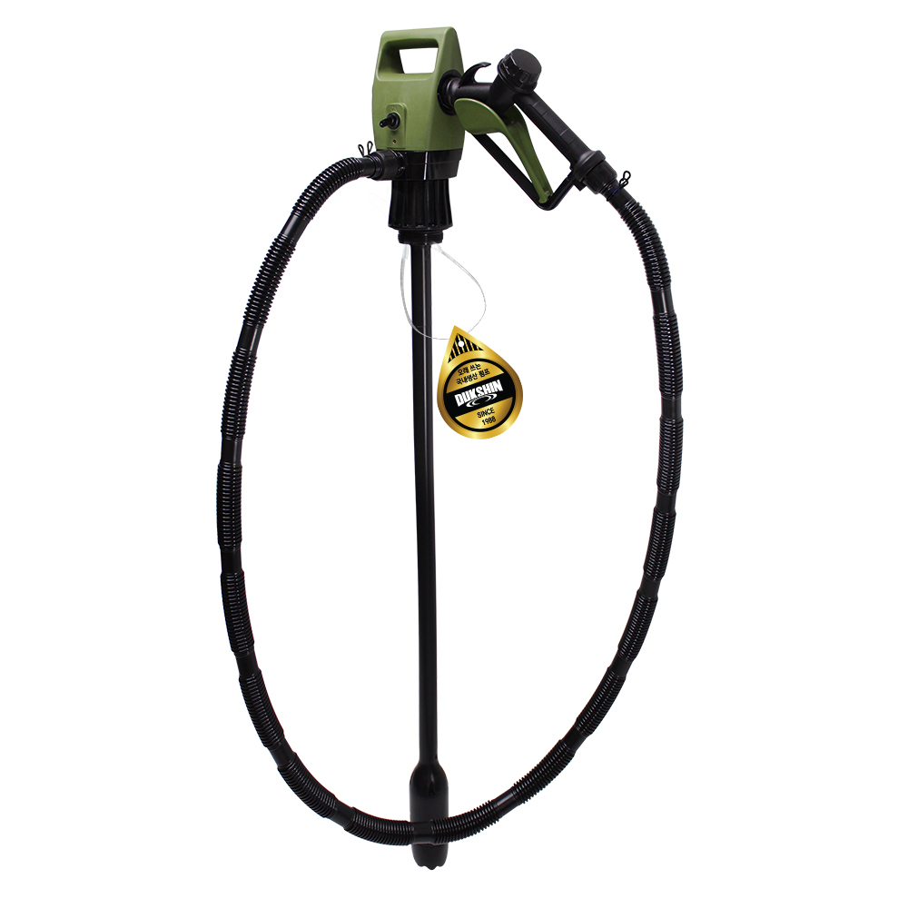 덕신 DEP-1403S 드럼용 전동펌프 공장 산업 현장 등유 석유 소분 가능, 1개 211,600원