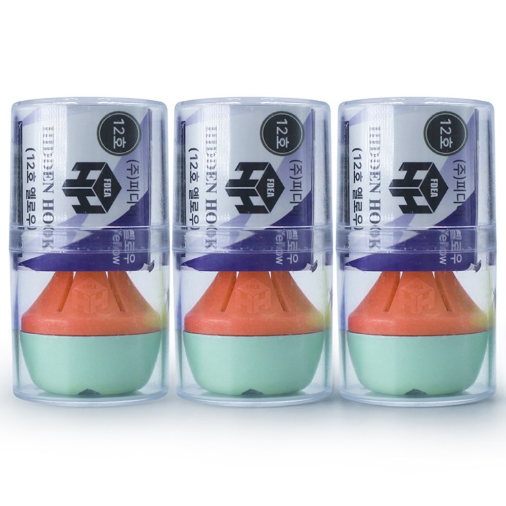 아이시니 피디어 히든훅 강력 훅킹 쭈꾸미 야광 애자, 3개, 78g, 오렌지 21호 18,000원