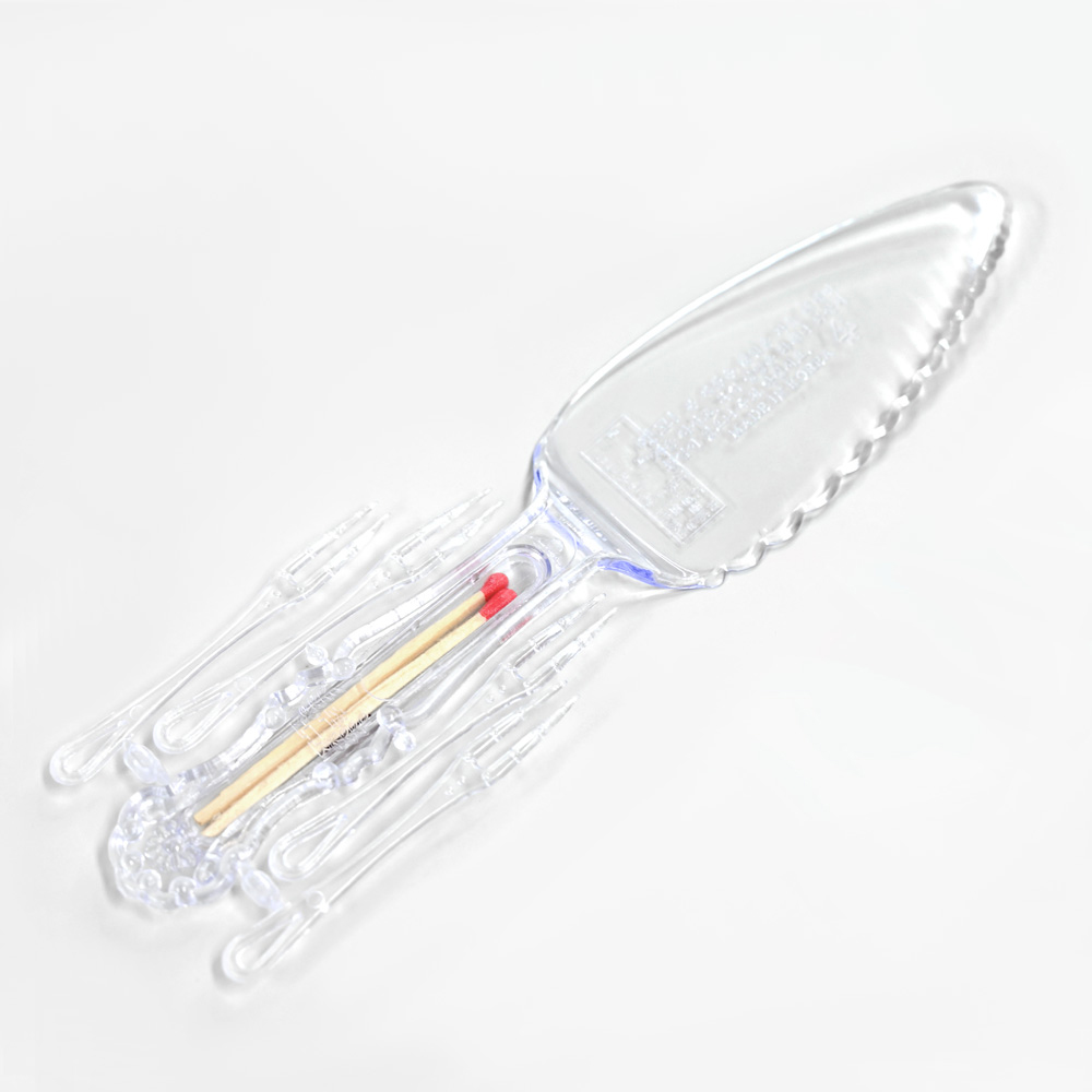 제이팩토리 일회용 케익칼 성냥 케익포크 세트 개별포장, 1세트, 100개 39,600원