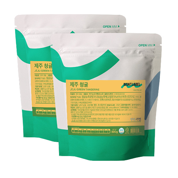 민트라벨 제주 청귤 파우더 800g 2개세트, 1개입, 800g, 2개 21,950원