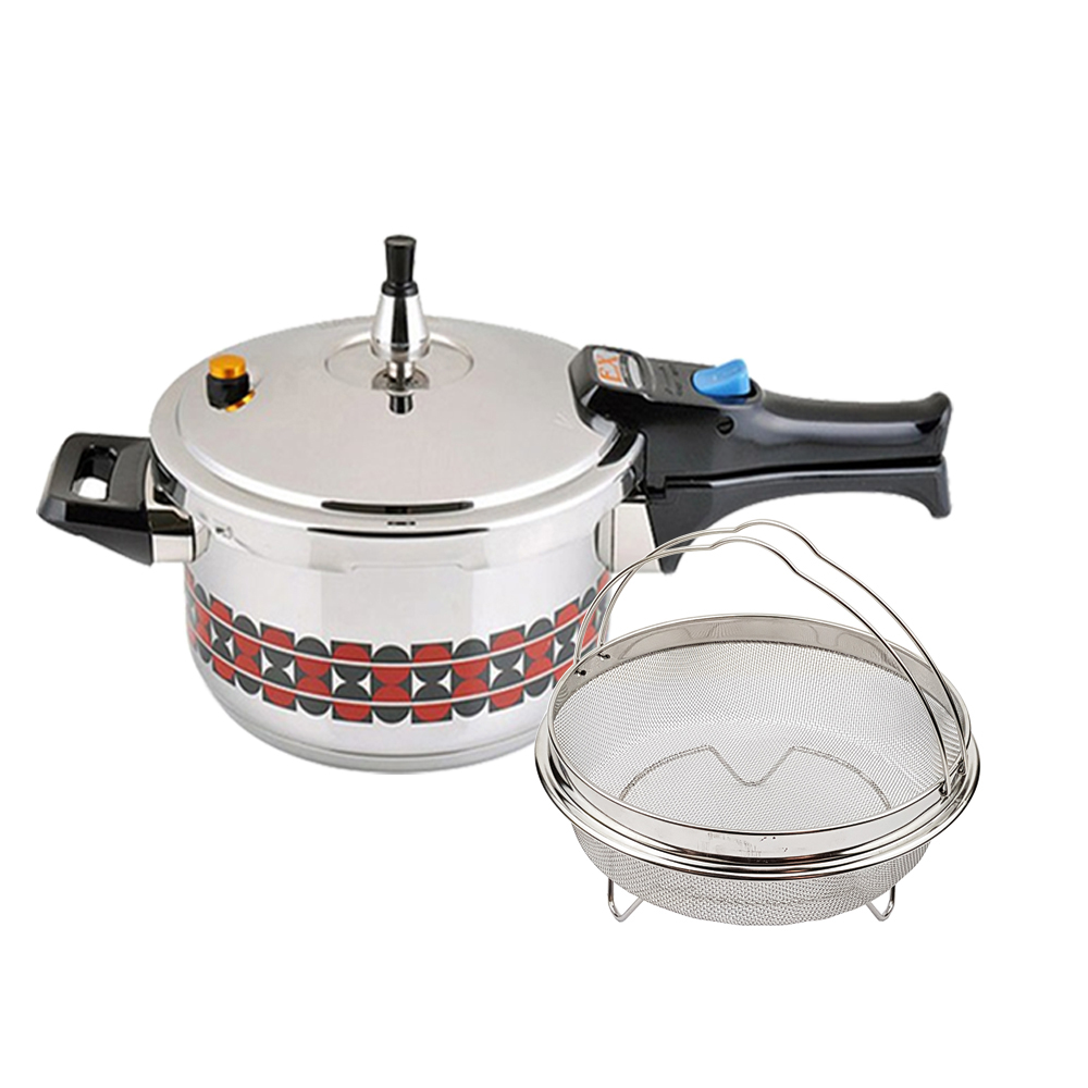 키친아트 EX 인덕션겸용 스텐 압력솥 + 찜기 세트 10인용 116,750원