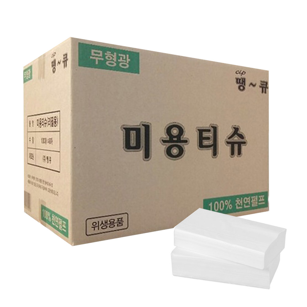 땡큐 미용티슈 리필형, 4800개입, 1개 21,800원