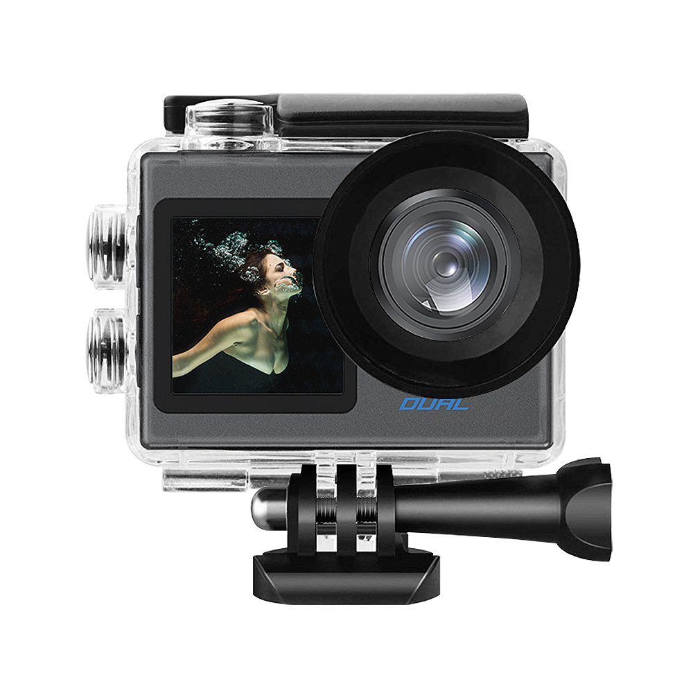 에이스원 4k 액션캠 초소형 방수 브이로그 카메라 XPRO3 DUAL, 블랙, XPRO3 DUAL 154,000원