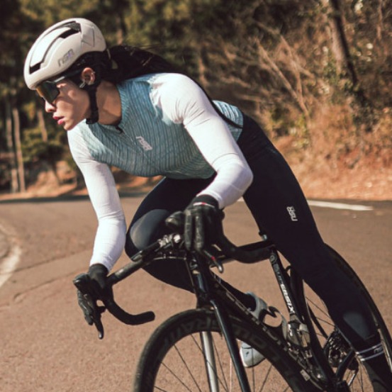 NSR 클럽 시그널 긴팔 저지 여성 간절기 봄 여름 상의 라이딩복, 현재가 90,300원