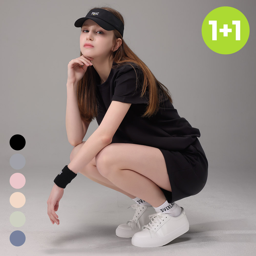 1+1 에버라스트 여성 맨투맨 반팔 셋업 59,800원