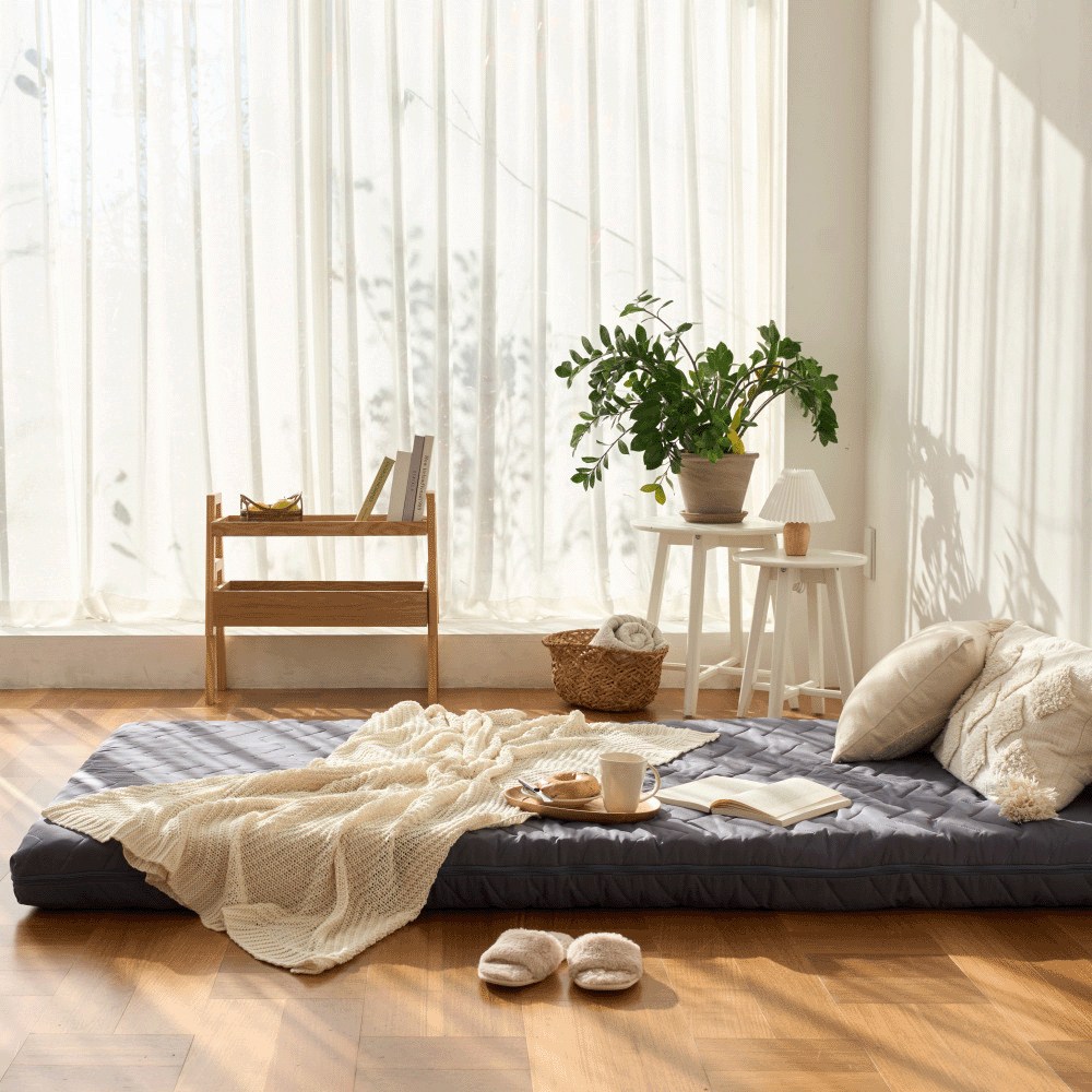 몽스홈 2레이어 탄탄한 매트리스 8cm 14cm 허리에좋은 바닥 1인용 수면매트 토퍼 89,900원