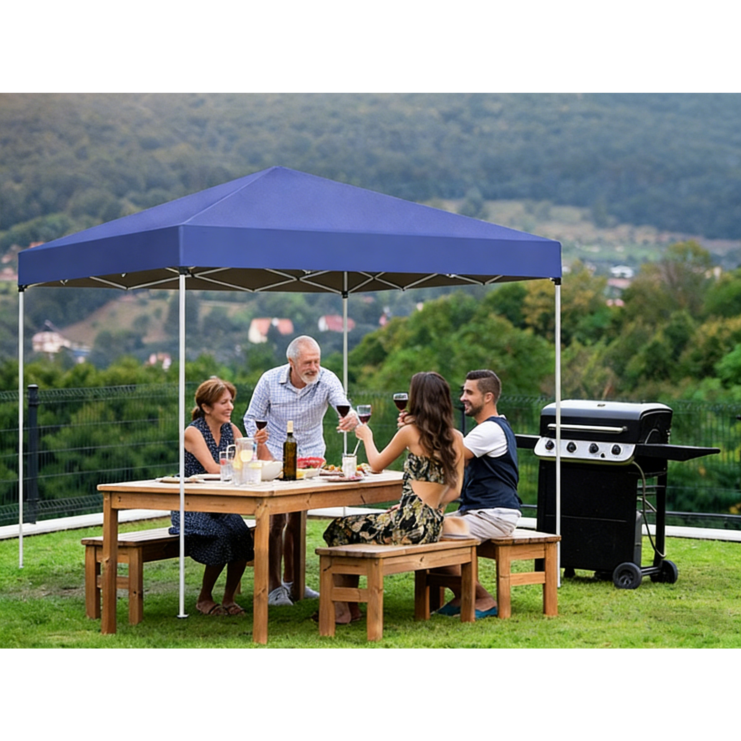 3x3 캐노피 텐트 원터치 접이식 천막 방수 UV차단 그늘막 캠핑 행사 야외 캐노피 69,000원