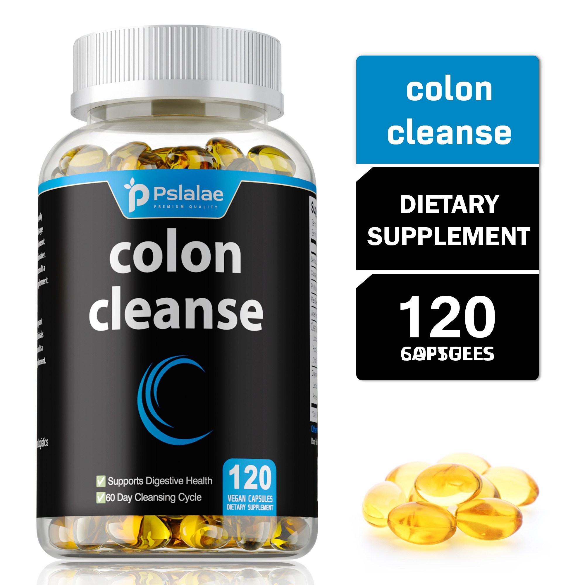 체중 감량을 위한 대장 세척 및 해독 [14일 퀵 클렌저] 변비 완화를 위한 프로바이오틱스 및 소화 효소가 함유된 안전하고 효과적인 포뮬러, 1개, 60정 17,930원