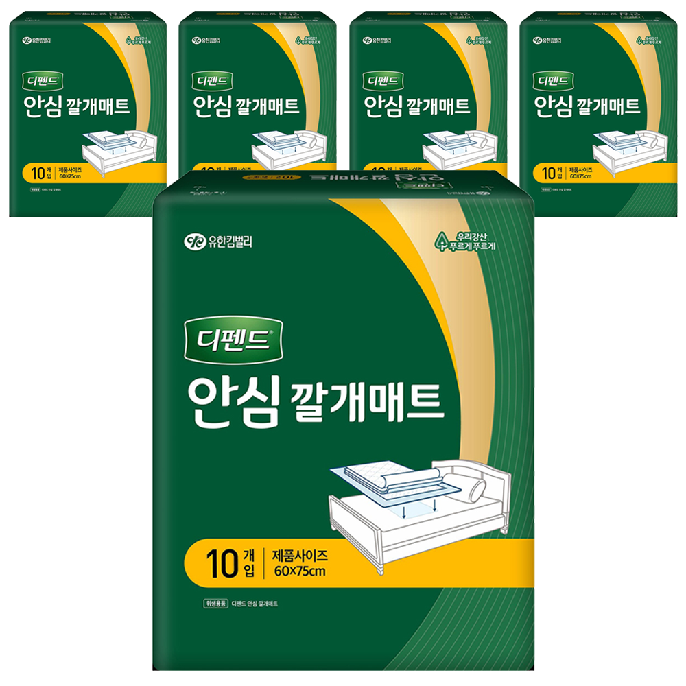 디펜드 남녀공용 안심 깔개매트 60 x 75 cm, 현재가 16,760원