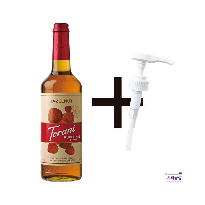 토라니 퓨어메이드 헤이즐넛 시럽 펌프세트 750ml 15,300원